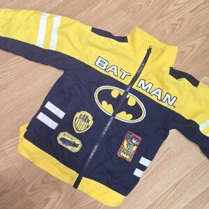 vintage Y2K DC Comics boys' Batman The Dark Knight tracksuit jacket